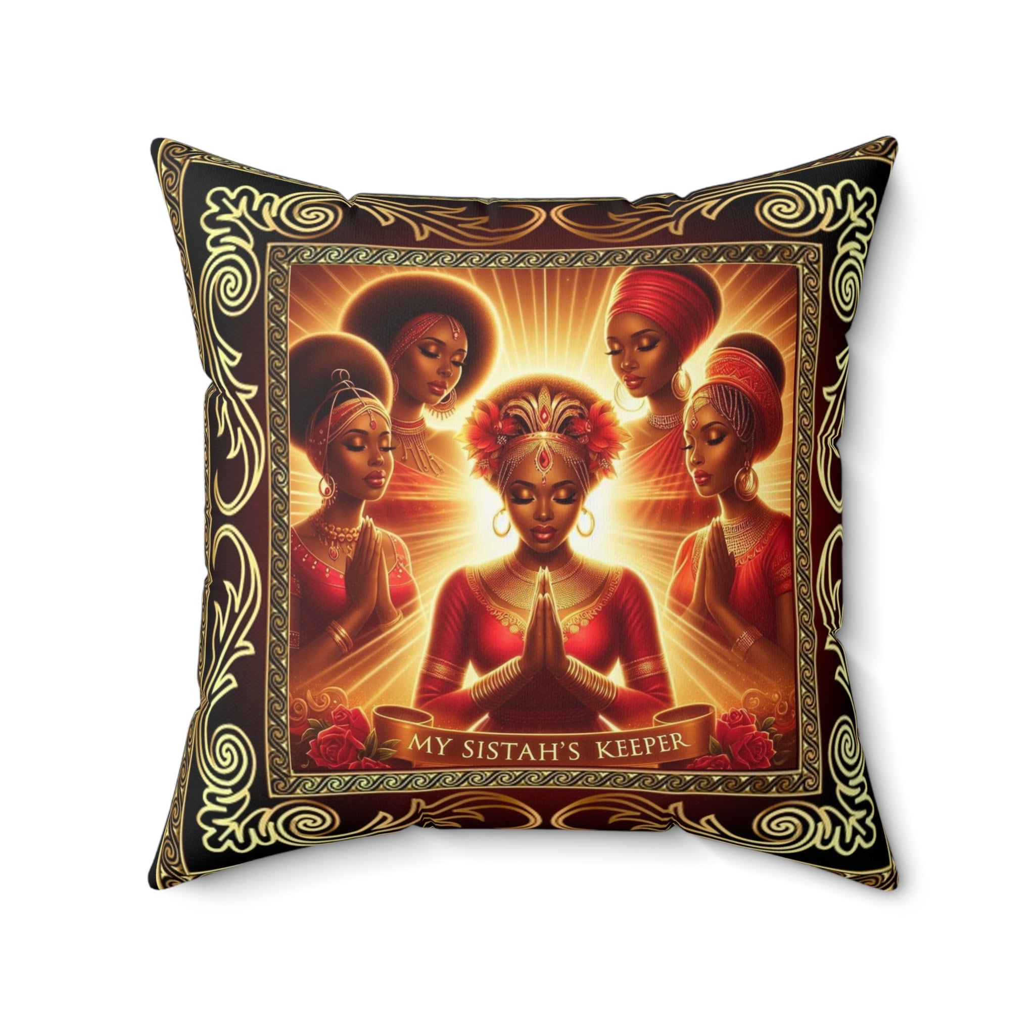 Spun Polyester Square Pillow